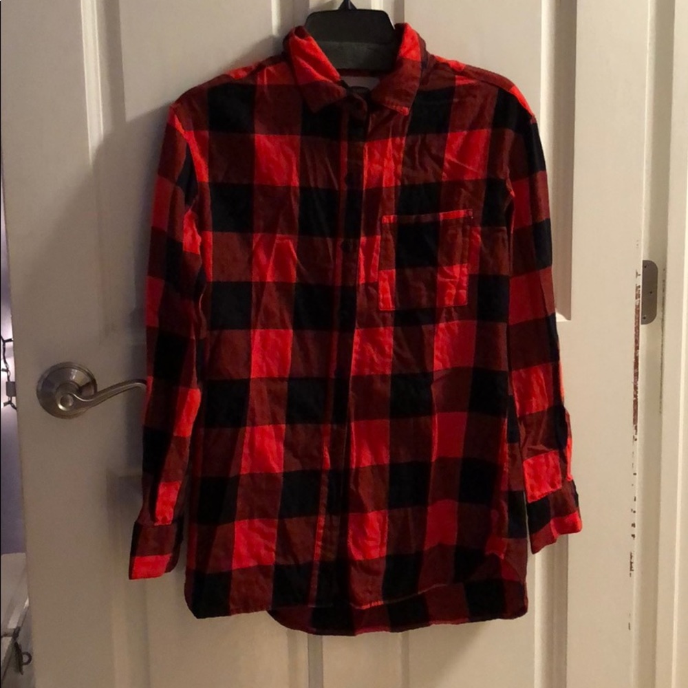 Old Navy Buffalo Plaid Button Down